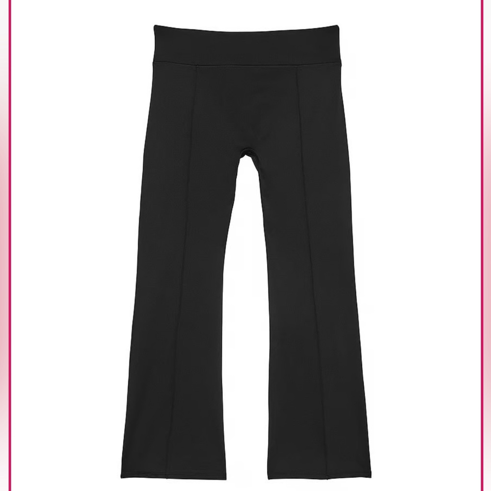 NWT PINK Winter Performance Flare Leggings LARGE